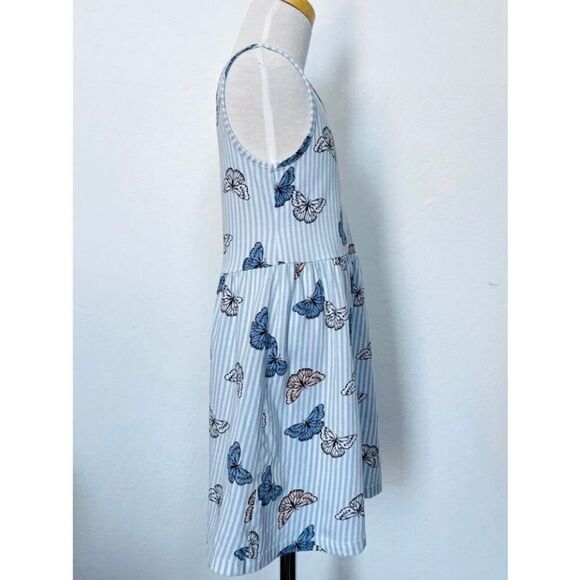 3/$30 H&M Kids Toddler Girls 4/5 Butterfly Print Tank Knit Dress As Is - Picture 4 of 8